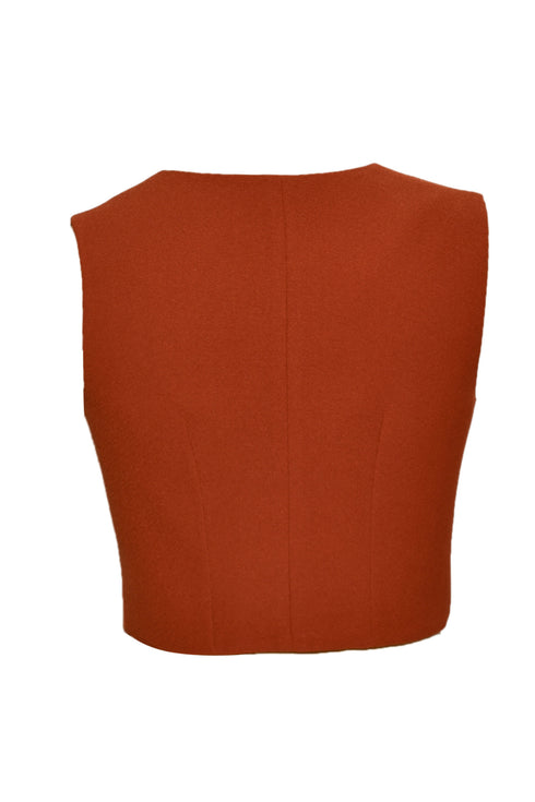 BUTTON FRONT VEST - Barrus London